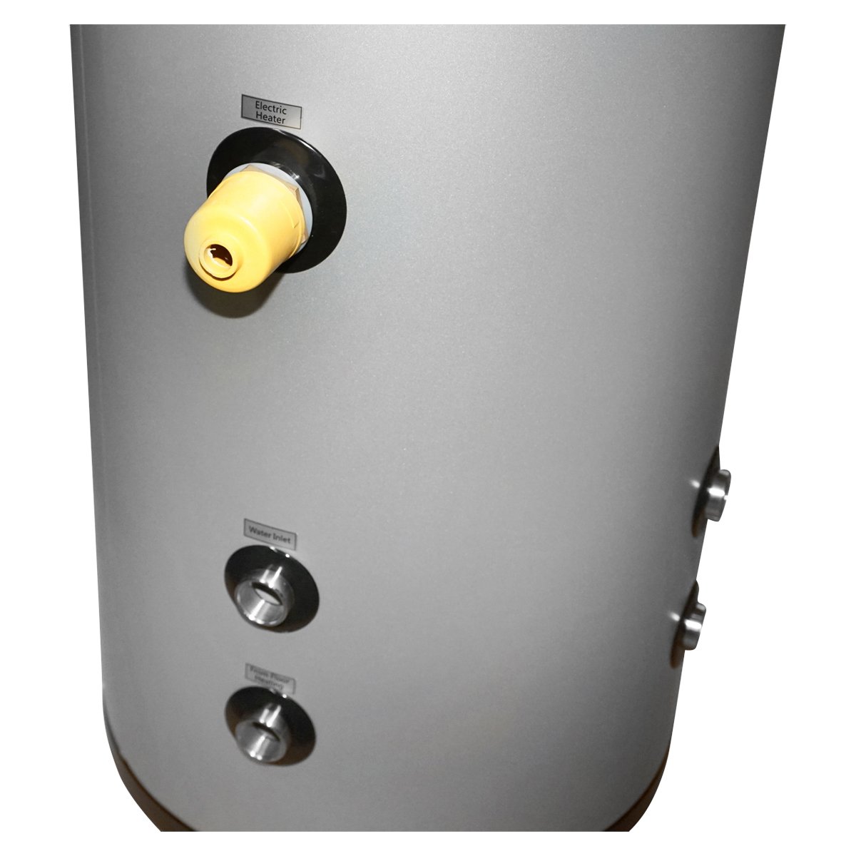 Puffer, boiler apa calda 150L presurizat 3KW pentru pompe de caldura 470x1470mm SPRSUN